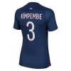 Virallinen pelipaita Paris Saint-Germain 2023-24 Kimpembe 3 Koti Lyhythihainen - Naisten